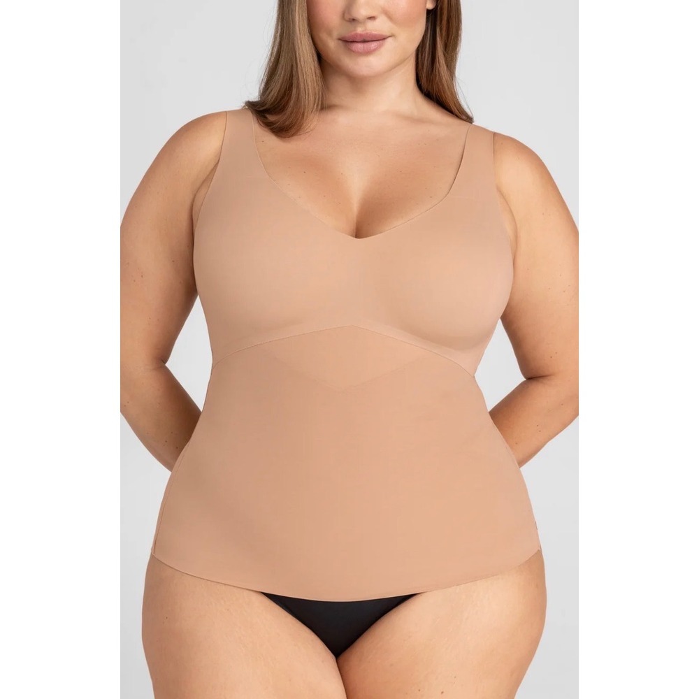 Honeylove liftwear tank sand 1XL compression slimming shaping lifting
Support